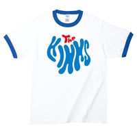 【The Kinks-キンクス/ロゴ】5.3オンス Tシャツ/WHBL/RT- 285