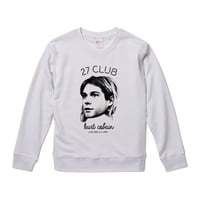 【27cub/Kurt Cobain-カート・コバーン】9.3オンス スウェット/WH/SW-325