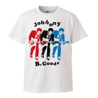 【Chuck berry-JOHNNY B. GOODE /チャックベリー】5.6オンス Tシャツ/WH/ST- 432