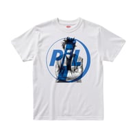 【パブリックイメージリミテッド/Public Image Limited.(PIL)】ジョン・ライドン 5.6オンス Tシャツ/WH/ST-003_BL