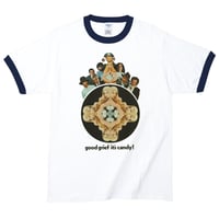 【Candy /キャンディー】5.3オンス Tシャツ/WH-NV/RT-141