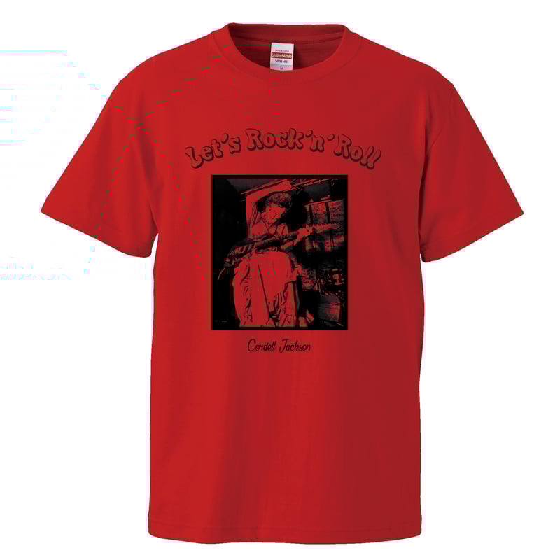 Cordell Jackson/コーデル・ジャクソン】5.6オンス Tシャツ/RD
