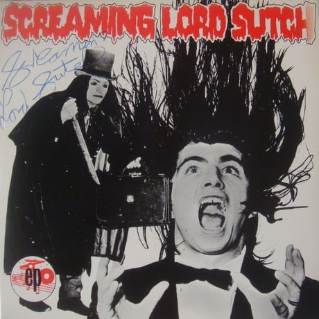 【Lord sutch & His Savages/スクリーミング・ロード・サッチ】9.3オンス スウェット/GY/ST-049_bk