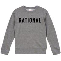 【RATIONAL/IGGY POP】 9.3OZ スウェット/GY/SW-577