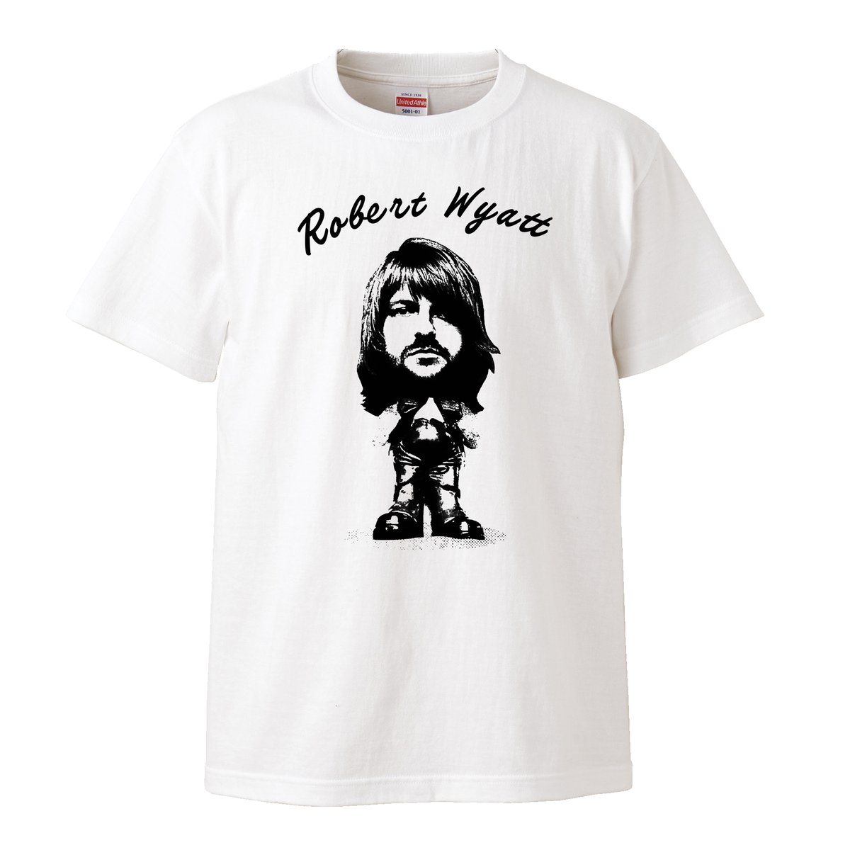 Robert Wyatt/ロバート・ワイアット】5.6オンス Tシャツ/WH/ST- 760