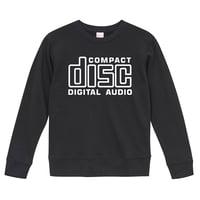 【 Compact Disc Digital Audio】 9.3オンス スウェット/BK/SW- 375