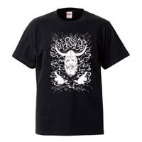 【ムーンドッグ/Moon Dog】5.6オンス Tシャツ/BK/ST-005_WH