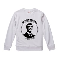 【BUDDY HOLLY-MAYBE BABY /バディ・ホリー】9.3オンス スウェット/WH/SW- 264