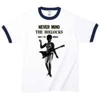 【Never mind the Lady Bo/ボ・ディドリー レイディー】5.3オンス Tシャツ/WH/RT- 243