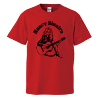 【Nancy Sinatra/ナンシーシナトラ】5.6オンス Tシャツ/RD/ST- 592