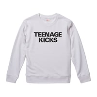 【The Undertones-アンダートーンズ/TEENAGE KICKS】9.3オンス スウェット/WH/SW- 237