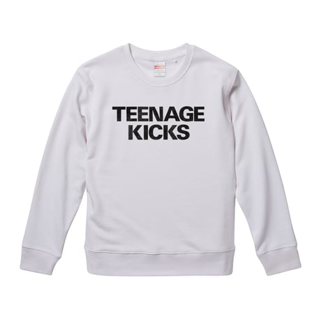 【The Undertones-アンダートーンズ/TEENAGE KICKS】9.3オンス スウェット/WH/SW- 237
