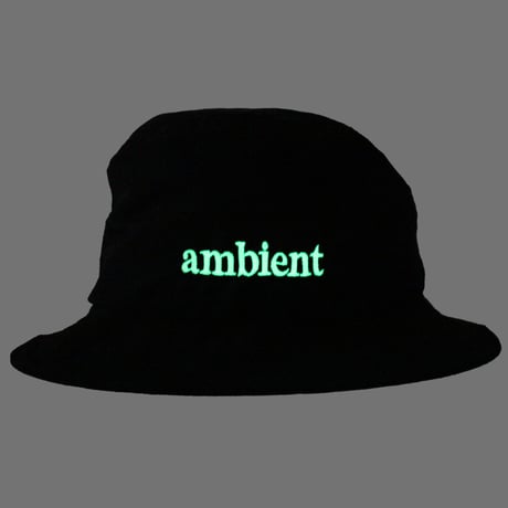 【Ambient/アンビエント 】ナイロンバケットハット /BK/H003