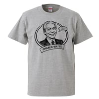 【charlie watts/チャーリー・ワッツ】5.6オンス Tシャツ/GY/ST-930