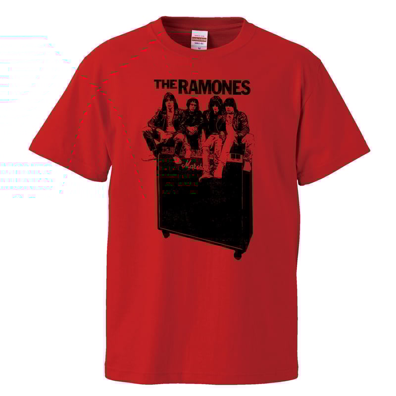 The Ramones/ラモーンズ】5.6オンス Tシャツ/RD/ST- 699 | バンド