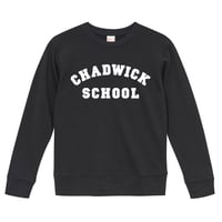【CHADWICK SCHOOL/キース・リチャーズ着用リプロダクト】9.3オンス スウェット/BK/SW-913