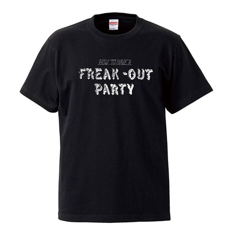【FREAK-OUT-PARTY/ドラッグTシャツ】5.6オンス Tシャツ/BK/ST-056_wh