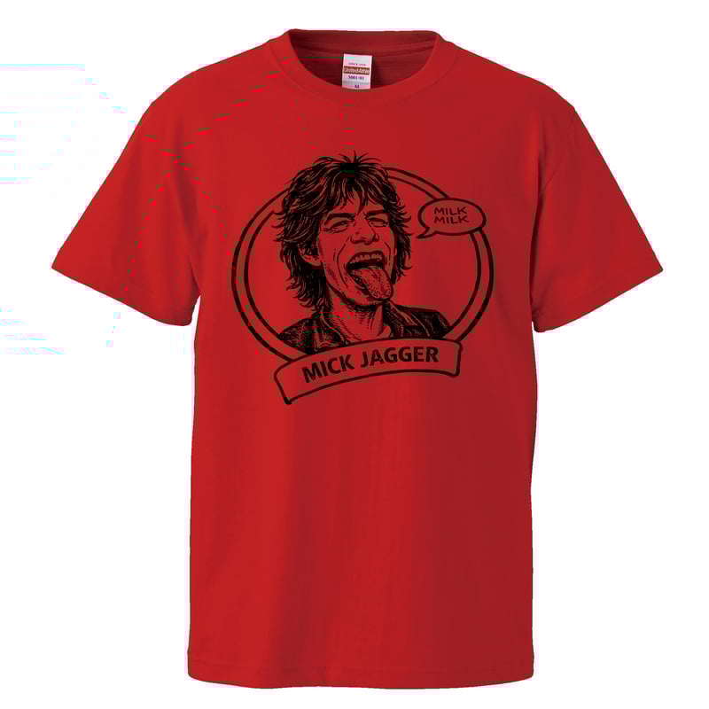 Mick Jagger/ミック・ジャガー】5.6オンス Tシャツ/RD/ST-931 | バ