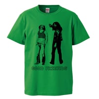 【チーチ&チョン/GOOD FRIENDS】5.6オンス Tシャツ/GR/ST- 393