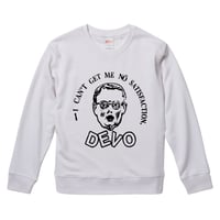 【DEVO/I CAN'T GET ME NO】9.3オンス スウェット/WH/SW-950