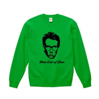 【Elvis Costello-Man Out of Time/エルヴィス・コステロ】10.0オンス スウェット/GR/SW-431
