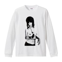 【Patti Smith/パティ・スミス】5.6Oz ロングスリーブＴシャツ/WH/LT- 359
