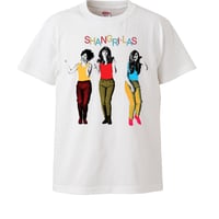 【The Shangri-las/シャングリラス】テリーホール着用 5.6オンス Tシャツ/WH/ST- 605
