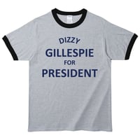 【Dizzy Gillespie/ディジーガレスピー】5.3オンス Tシャツ/GYBK/RT- 598