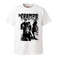 【The Cramps/ クランプス】5.6オンス Tシャツ/WH/ST-937