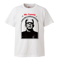 【Frankenstein/Mr. Lonely-ミスター・ロンリー】5.6オンス Tシャツ/WH/ST- 409