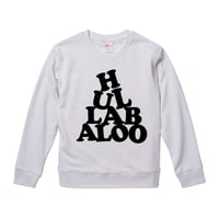 【 HULLABALOO/フラバルー】 9.3オンス スウェット/WHBK/SW- 383