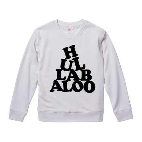 【 HULLABALOO/フラバルー】 9.3オンス スウェット/WHBK/SW- 383