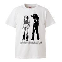 【チーチ&チョン/GOOD FRIENDS】5.6オンス Tシャツ/WH/ST- 393