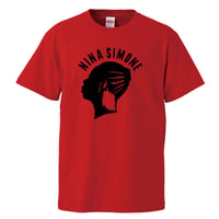 【Nina Simone/ニーナシモン】5.6オンス Tシャツ/RD/ST- 585