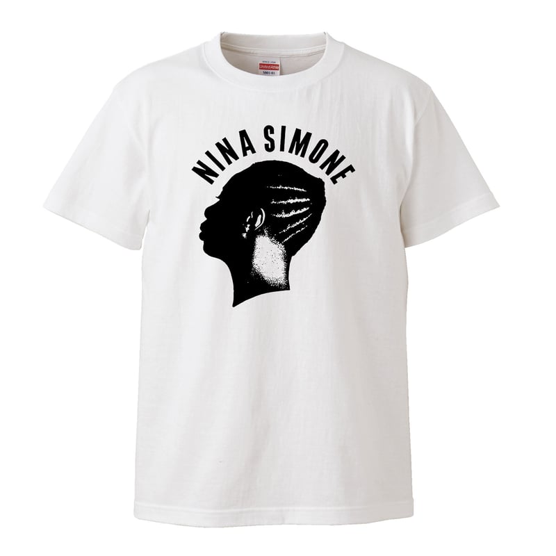 Nina Simon ニーナシモン Tシャツ 洋楽 ソウル Nina Simone/ニーナシモン】5.6オンス Tシャツ/WH/ST- 585 | バン
