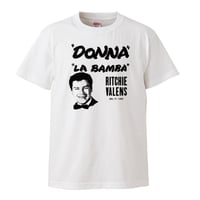 【RITCHIE VALENS-リッチーバレンス/Donna,La Bamba】5.6オンス Tシャツ/WH/ST- 158
