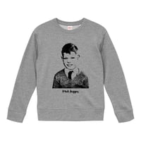 【Mick jagger-ミックジャガー/I was young】9.3オンス スウェット/GY/SW-398