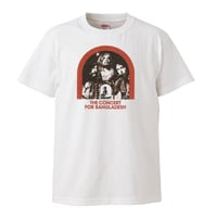 【the concert for bangladesh-バングラデシュ・コンサート】5.6オンス Tシャツ/WH/ST-122