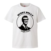 【BUDDY HOLLY-MAYBE BABY /バディ・ホリー】5.6オンス Tシャツ/WH/ST- 264