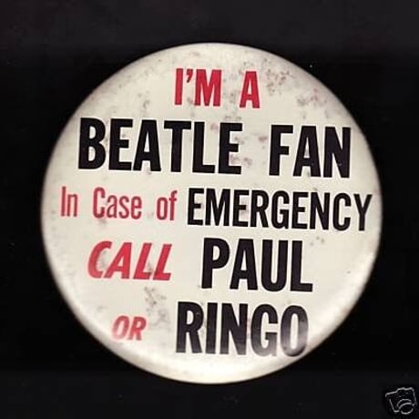 【I'M A BEATLE FAN/ビートルズ・ファン】9.3オンス スウェット/WH/SW- 280