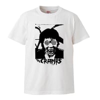 【Cramps-クランプス/Human Fly】5.6オンス Tシャツ/WH/ST- 339