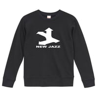 【NEW JAZZ/レーベルT】 9.3オンス スウェット/BK/SW-451