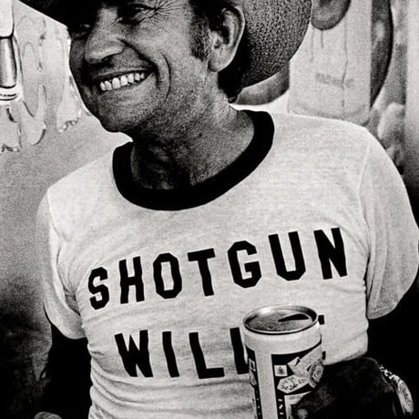 【Shotgun Willie-ショットガン・ウィリー/ウィリー・ネルソン】5.3オンス Tシャツ/WHNV/RT- 305