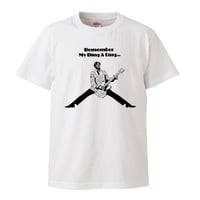 【Chuck Berry-チャックベリー/My ding a ling】5.6オンス Tシャツ/WH/ST- 362