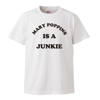 【MARY POPPINS IS A JUNKIE/メリーポピンズ】5.6オンス Tシャツ/WH/ST- 390
