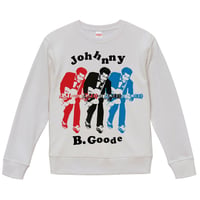 【Chuck berry-JOHNNY B. GOODE /チャックベリー】9.3オンス スウェット/WH/SW-432