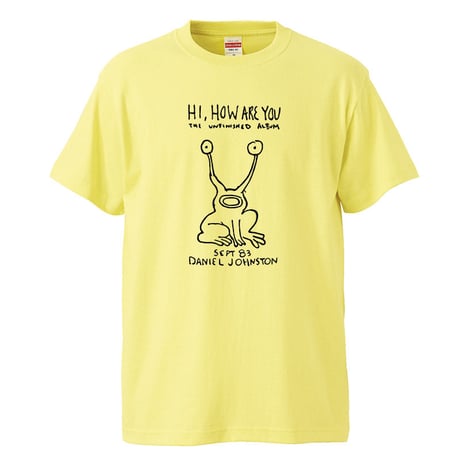 【ダニエル・ジョンストン/ハイ ハウ アー ユー】5.6オンス Tシャツ/YL/ST- 331
