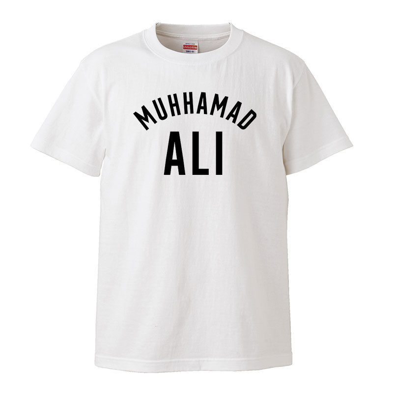 【Muhammad Ali /モハメドアリ】 5.6オンス Tシャツ/WH/ST- 367