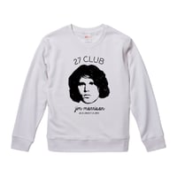 【27cub/Jim Morrison-ジム・モリスン】9.3オンス スウェット/WH/SW-323