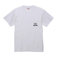 【Become a beatnik/ビートニクになっちまう】 5.6オンス ポケットTシャツ/WH/PT- 450